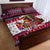 German Shepherd Merry Woofmas Quilt Bed Set Christmas Dog Art Style - Wonder Print Shop