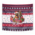 German Shepherd Merry Woofmas Tapestry Christmas Dog Art Style