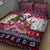 Dalmatian Merry Woofmas Quilt Bed Set Christmas Dog Art Style - Wonder Print Shop