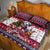 Dalmatian Merry Woofmas Quilt Bed Set Christmas Dog Art Style - Wonder Print Shop