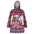 Dalmatian Merry Woofmas Wearable Blanket Hoodie Christmas Dog Art Style