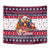 Afghan Hound Merry Woofmas Tapestry Christmas Dog Art Style