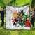 Cheer Santa Claus T-Rex Quilt Merry Beermas Christmas - Wonder Print Shop