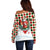 Santa Golf Club Off Shoulder Sweater Christmas Winter Style - Wonder Print Shop