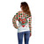 Santa Golf Club Off Shoulder Sweater Christmas Winter Style - Wonder Print Shop