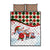 Santa Golf Club Quilt Bed Set Christmas Winter Style - Wonder Print Shop