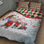 Santa Golf Club Quilt Bed Set Christmas Winter Style - Wonder Print Shop