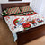 Santa Golf Club Quilt Bed Set Christmas Winter Style - Wonder Print Shop