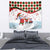 Santa Golf Club Tapestry Christmas Winter Style