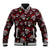 Xmas Skulls Love Christmas Cocktails Baseball Jacket - Wonder Print Shop