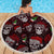 Xmas Skulls Love Christmas Cocktails Beach Blanket - Wonder Print Shop