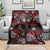 Xmas Skulls Love Christmas Cocktails Blanket