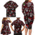 Xmas Skulls Love Christmas Cocktails Family Matching Long Sleeve Bodycon Dress and Hawaiian Shirt - Wonder Print Shop