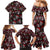 Xmas Skulls Love Christmas Cocktails Family Matching Mermaid Dress and Hawaiian Shirt - Wonder Print Shop