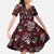 Xmas Skulls Love Christmas Cocktails Family Matching Off The Shoulder Long Sleeve Dress and Hawaiian Shirt - Wonder Print Shop