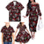 Xmas Skulls Love Christmas Cocktails Family Matching Off The Shoulder Long Sleeve Dress and Hawaiian Shirt - Wonder Print Shop