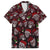 Xmas Skulls Love Christmas Cocktails Family Matching Off The Shoulder Long Sleeve Dress and Hawaiian Shirt - Wonder Print Shop