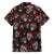 Xmas Skulls Love Christmas Cocktails Family Matching Off The Shoulder Long Sleeve Dress and Hawaiian Shirt - Wonder Print Shop