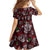 Xmas Skulls Love Christmas Cocktails Family Matching Off Shoulder Maxi Dress and Hawaiian Shirt - Wonder Print Shop