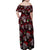 Xmas Skulls Love Christmas Cocktails Family Matching Off Shoulder Maxi Dress and Hawaiian Shirt - Wonder Print Shop