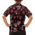 Xmas Skulls Love Christmas Cocktails Family Matching Short Sleeve Bodycon Dress and Hawaiian Shirt - Wonder Print Shop