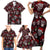 Xmas Skulls Love Christmas Cocktails Family Matching Short Sleeve Bodycon Dress and Hawaiian Shirt - Wonder Print Shop