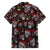 Xmas Skulls Love Christmas Cocktails Family Matching Short Sleeve Bodycon Dress and Hawaiian Shirt - Wonder Print Shop