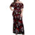 Xmas Skulls Love Christmas Cocktails Off Shoulder Maxi Dress - Wonder Print Shop