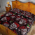 Xmas Skulls Love Christmas Cocktails Quilt Bed Set - Wonder Print Shop