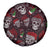 Xmas Skulls Love Christmas Cocktails Spare Tire Cover - Wonder Print Shop