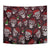 Xmas Skulls Love Christmas Cocktails Tapestry