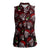 Xmas Skulls Love Christmas Cocktails Women Sleeveless Polo Shirt