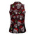 Xmas Skulls Love Christmas Cocktails Women Sleeveless Polo Shirt