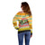 Crocodile Mezzy Christmas Off Shoulder Sweater Funny Style - Wonder Print Shop