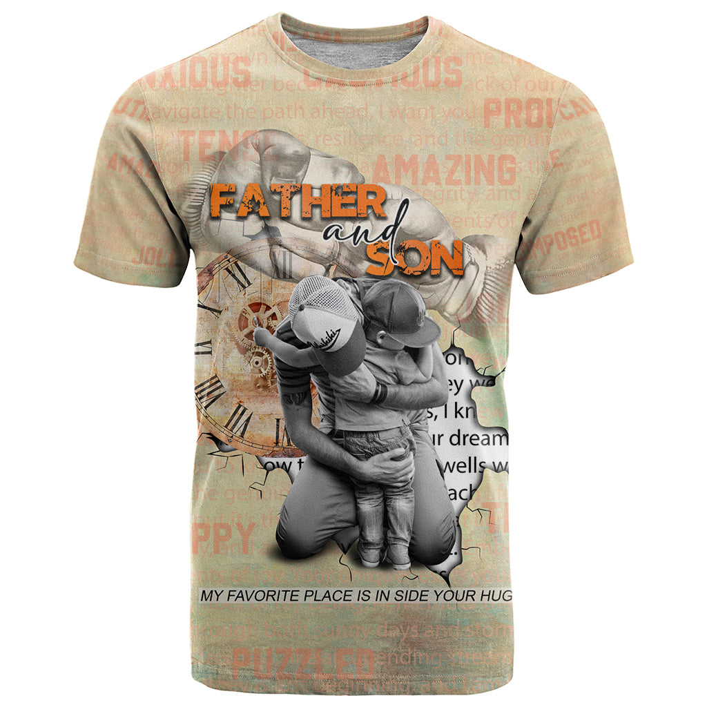 Personalized Father And Son T Shirt Gift for Dad