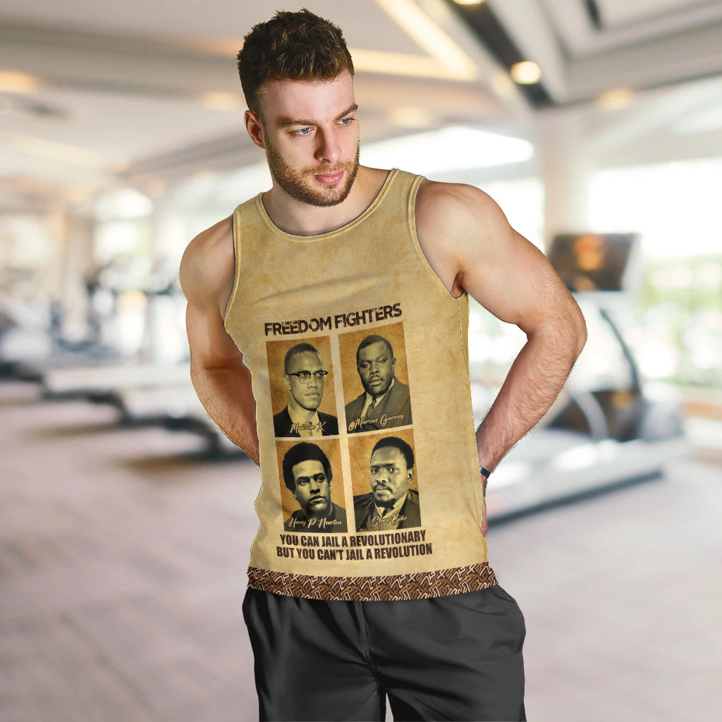 Freedom Fighters Men Tank Top Civil Rights Leaders Revolution - Wonder Print Shop