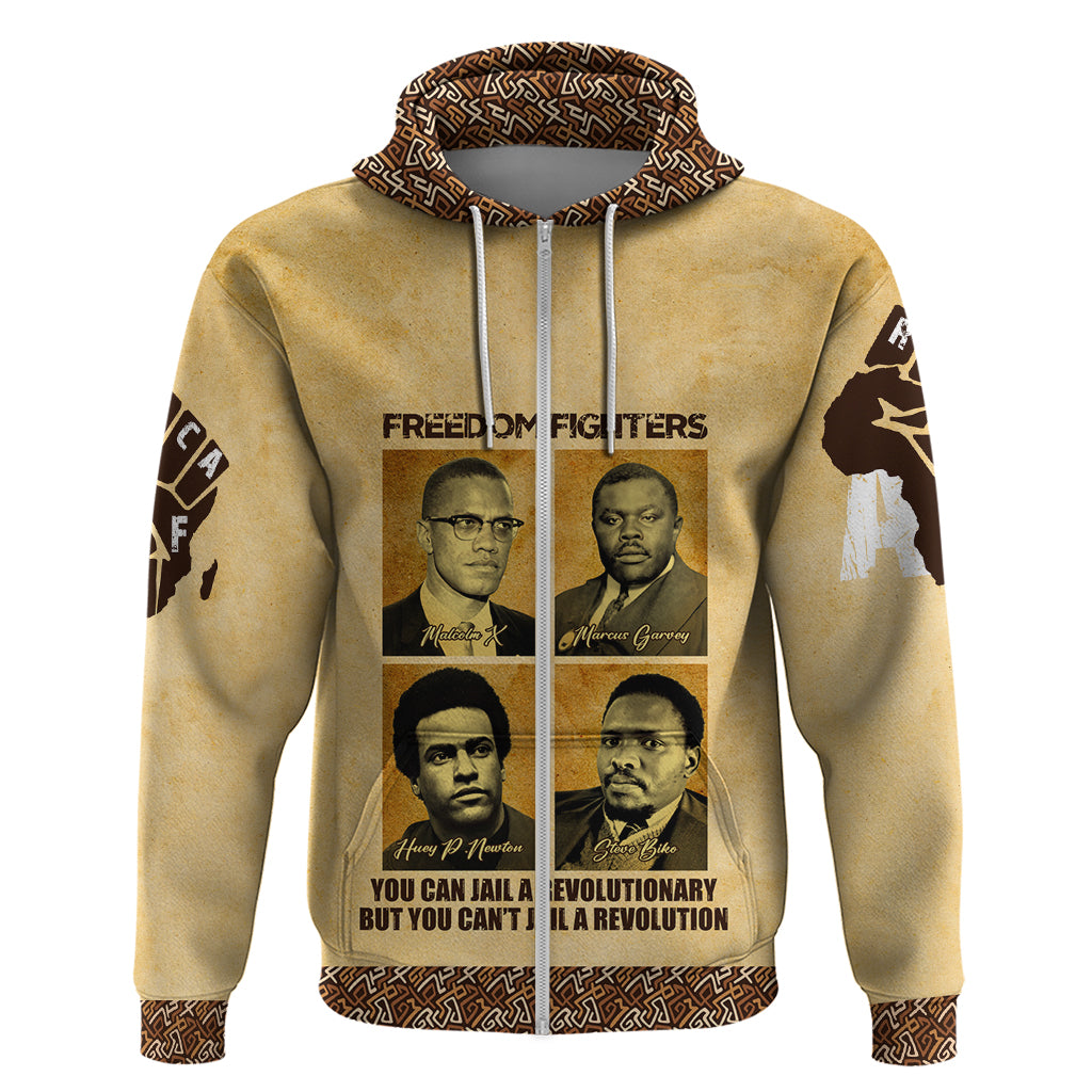 Freedom Fighters Zip Hoodie Civil Rights Leaders Revolution - Wonder Print Shop