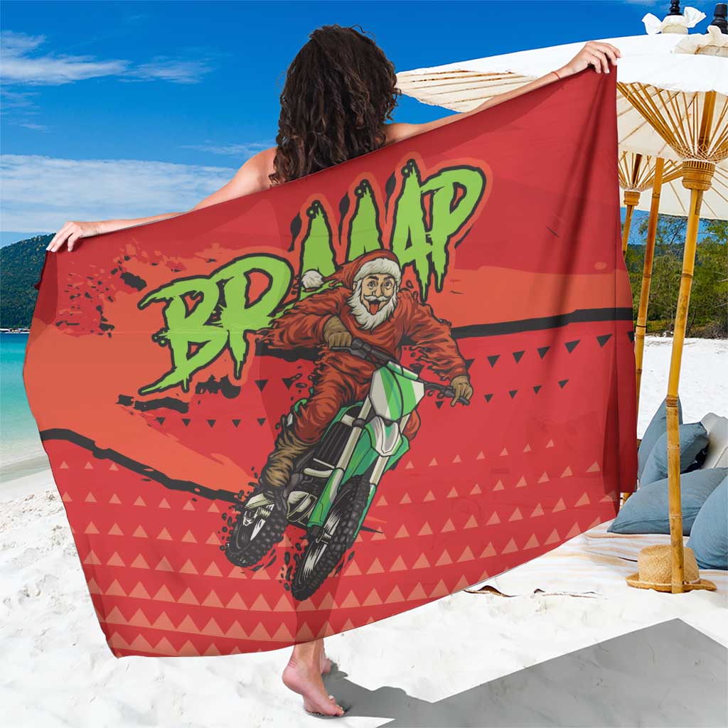 Braaap Sarong Motorcross Santa Christmas