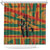 Black Power Fists of Freedom Shower Curtain African American 1968