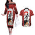 Switzerland Bernese Mountain Dog Couples Matching Off The Shoulder Long Sleeve Dress and Hawaiian Shirt Edelweiss Coat Of Arms