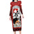 Switzerland Bernese Mountain Dog Family Matching Long Sleeve Bodycon Dress and Hawaiian Shirt Edelweiss Coat Of Arms