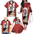 Switzerland Bernese Mountain Dog Family Matching Off The Shoulder Long Sleeve Dress and Hawaiian Shirt Edelweiss Coat Of Arms