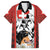 Switzerland Bernese Mountain Dog Family Matching Off Shoulder Maxi Dress and Hawaiian Shirt Edelweiss Coat Of Arms