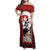 Switzerland Bernese Mountain Dog Family Matching Off Shoulder Maxi Dress and Hawaiian Shirt Edelweiss Coat Of Arms