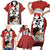 Switzerland Bernese Mountain Dog Family Matching Short Sleeve Bodycon Dress and Hawaiian Shirt Edelweiss Coat Of Arms