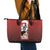 Switzerland Bernese Mountain Dog Leather Tote Bag Edelweiss Coat Of Arms