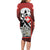 Switzerland Bernese Mountain Dog Long Sleeve Bodycon Dress Edelweiss Coat Of Arms