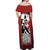 Switzerland Bernese Mountain Dog Off Shoulder Maxi Dress Edelweiss Coat Of Arms