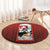 Switzerland Bernese Mountain Dog Round Carpet Edelweiss Coat Of Arms