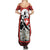 Switzerland Bernese Mountain Dog Summer Maxi Dress Edelweiss Coat Of Arms